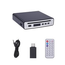 Car-Mounted CD Player with USB Output AUX Input FM Transmitter 16 15.5 3.8 CM