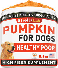 Pumpkin for Dogs - 8Oz High Fiber Powder Supplement - Stool Consistency and Soft