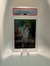 2025-26 Topps Shai Gilgeous-Alexander Levitation Green Rainbow /99 PSA 8 Pop 1