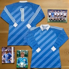 RARE VTG 1984/85 adidas Goalkeeper Football Shirt West Germany Style Template L