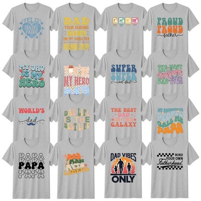 Retro Vaterschaft T-Shirt Elternschaft Beziehungen Familie Geschenk