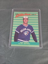 1988 Fleer Baseball All Star Team Tom Henke #2 Toronto Blue Jays Excellent Card.