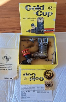 Golden Cup Hirtenberger Engine 4 cycle-  HP 25 VT Car Viertakt Collectors Item