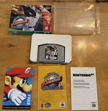Major League Baseball Featuring Ken Griffey Jr. (Nintendo 64 1998) CIB Complete