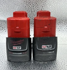 Milwaukee  M12 12V Li-Ion  Compact Battery Pack USED-tested working