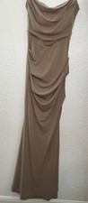 HOUSE OF CB Almond Jersey Corset Maxi Dress Milena