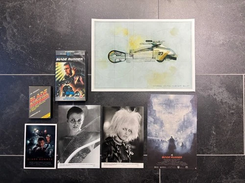 Blade Runner Bundle - Commodore 64 Game, Wall Art, Press Kit Stills, VHS