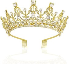 NODG Gold Tiaras Crowns with Comb for Womens Birthday Headbands Queen...