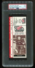 Steve Yzerman 500th Goal Full - PSA Ticket Hockey 1996 Detroit Red Wings 1/17