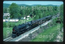 Original Dia PRR Pennsylvania RR K4S 1361 mit Personenzug Aktion 1987