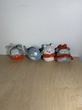 Squishmallow Disney 100 Collectors Set Mickey Stitch Pooh Minnie Silver Lot of 4