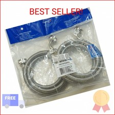 Supco  " X 5' Stainless Steel Hose, 2 Pk, Washers and Dishwashers, 3805FESS2