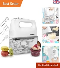 Image of Powerful 400W Hand Mixer with Detachable Attachments – White Kitchen Essential