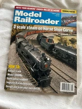 Model Railroader Magazine March 2000 O Scale Steam Horse Shoe Curve MRC