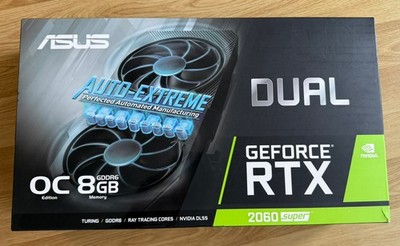 ASUS Dual NVIDIA GeForce RTX 2060 SUPER EVO V2 OC Edition 8GB GDDR6 Grafikkarte