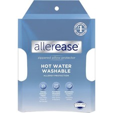 Hot Water Wash Breathable Pillow Protector 2 Pack Zippered Standard Queen Size