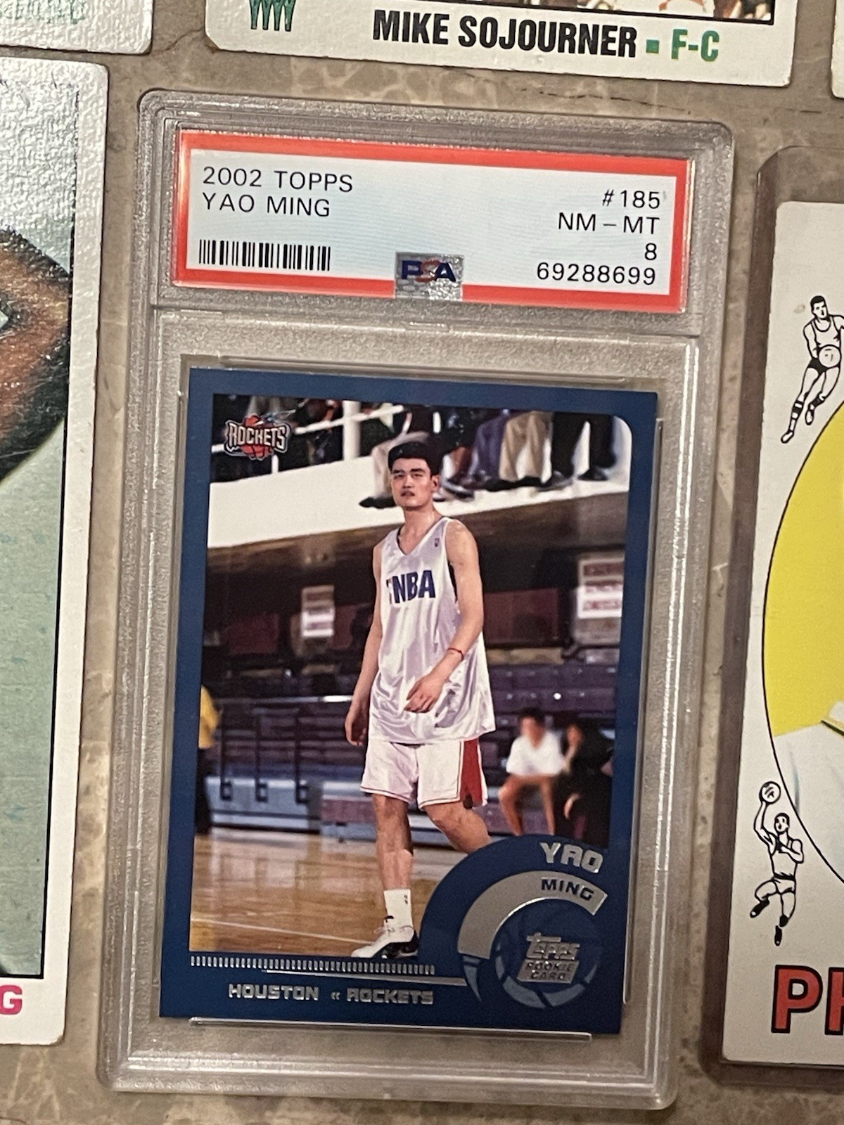 Basketball Card Lot 25 Yao Rc Psa 8 LeBron Vtg 1970 Paolo Duren Ivey NBA Insert view 9