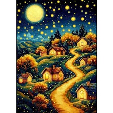 Fantasy Landscape Diamond Art Kit for Adults 5D DIY Painting Wall Decor Set Set