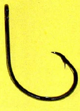 Eagle Claw L197BKG #4/0 6CT Platinum Black Circle Offset Bait Hooks