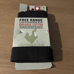 Duluth Trading Black Free Range Organic Cotton Brief Men’s Size 2 Xl