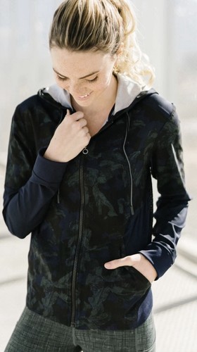 ZYIA Active Evening Paradise Mesh Ripstop Jacket Size XXXXL Athletic