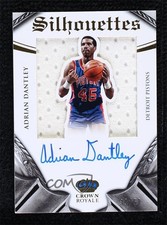 2014-15 Panini Preferred Silhouettes 39/60 Adrian Dantley #283 Auto HOF vb2