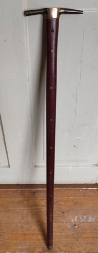 Mountaineering Ice Axe Circa 1900 Old Scale Hiking Stick Mountaineering "H"