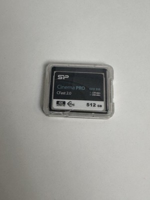 Silicon Power 512GB Cinema PRO CFX 310 CFast 2.0 Card Canon ARRI Camera