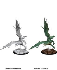 Image of YOUNG GREEN DRAGON: D&D NOLZUR'S MARVELOUS UNPAINTED MINIATURE (W8)