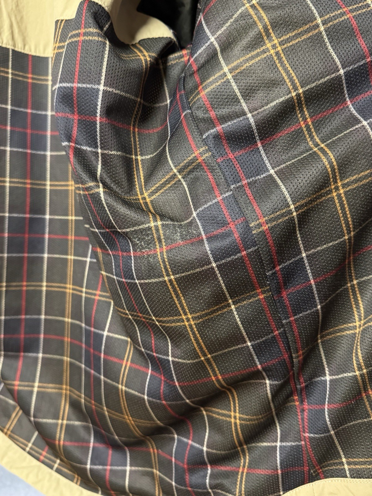 Barbour Explorer Jacket Camel Multipocket Zip Men… - image 14