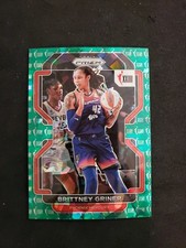 2022 Panini Prizm WNBA Brittney Griner Green Fanatics Cracked Ice #164