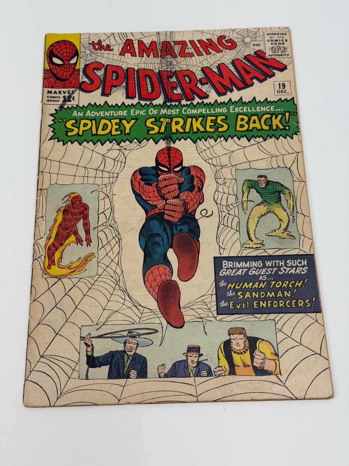 Amazing Spider-Man #19, 1964, 1st App of Mac Gargan (later becomes the Scorpion)