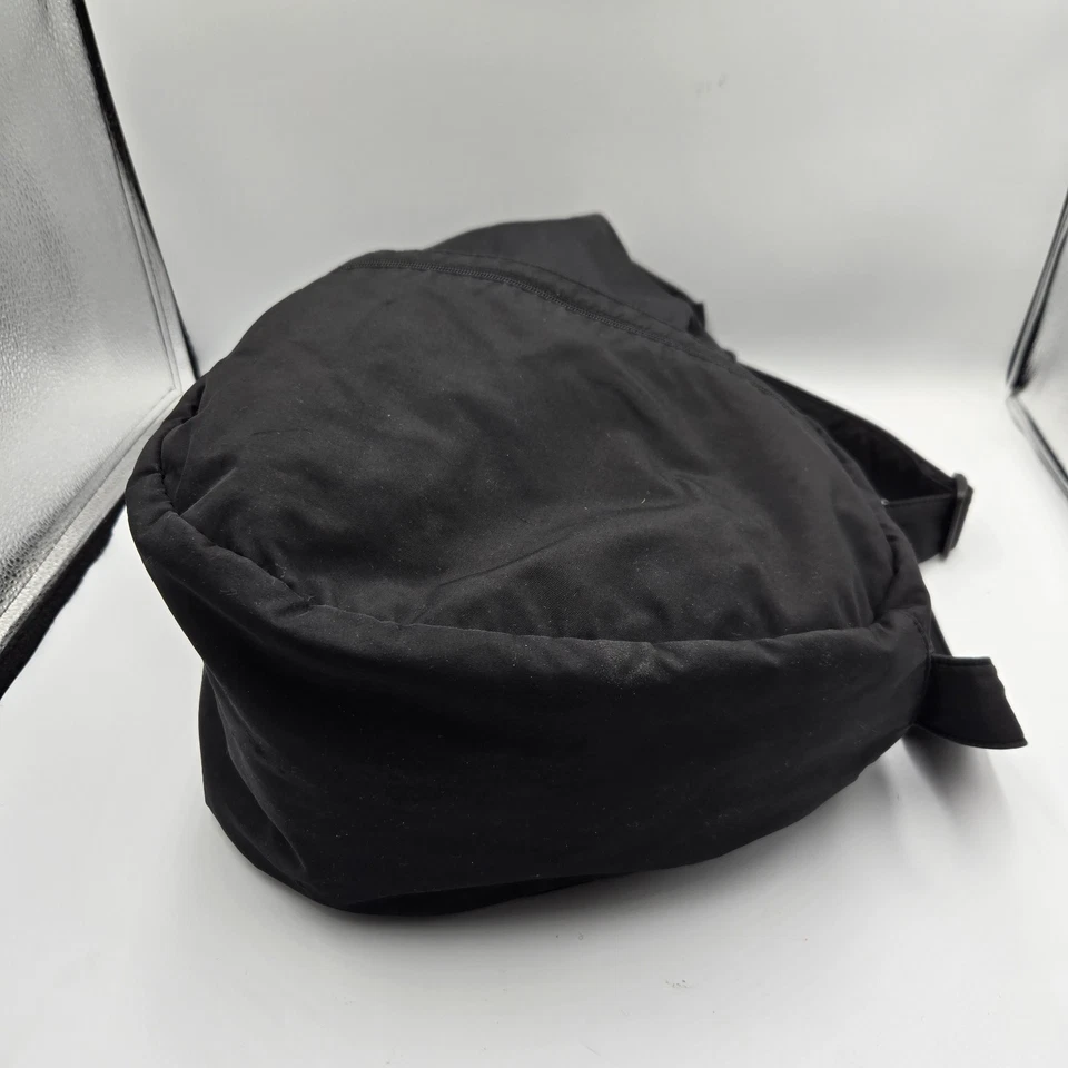 Mochila Bandolera Ameribag Healthy Back Bag Negra EE. UU. Nylon Foto 4 de 4