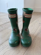 Limited Edition Hunter Kids First Classic Rain Boots Woodland Animal Print
