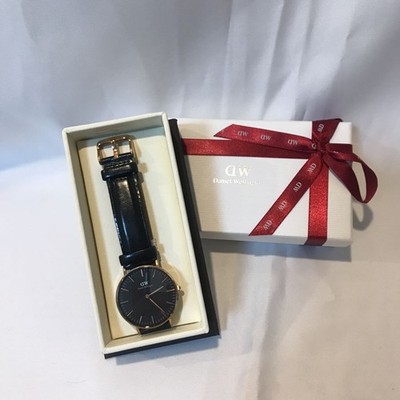 Daniel Wellington Analog Quartz Women Black Watch Vintage 150050195