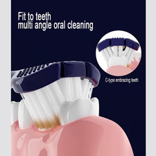 6 Pcs 3-Sided Toothbrush,Adult Toothbrushes,Soft Brushed 3-Sided Cleaning Too...