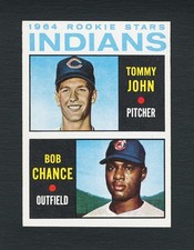 1964 Topps #146 Cleveland Indians Rookie Stars - Tommy John RC - NM+ Condition