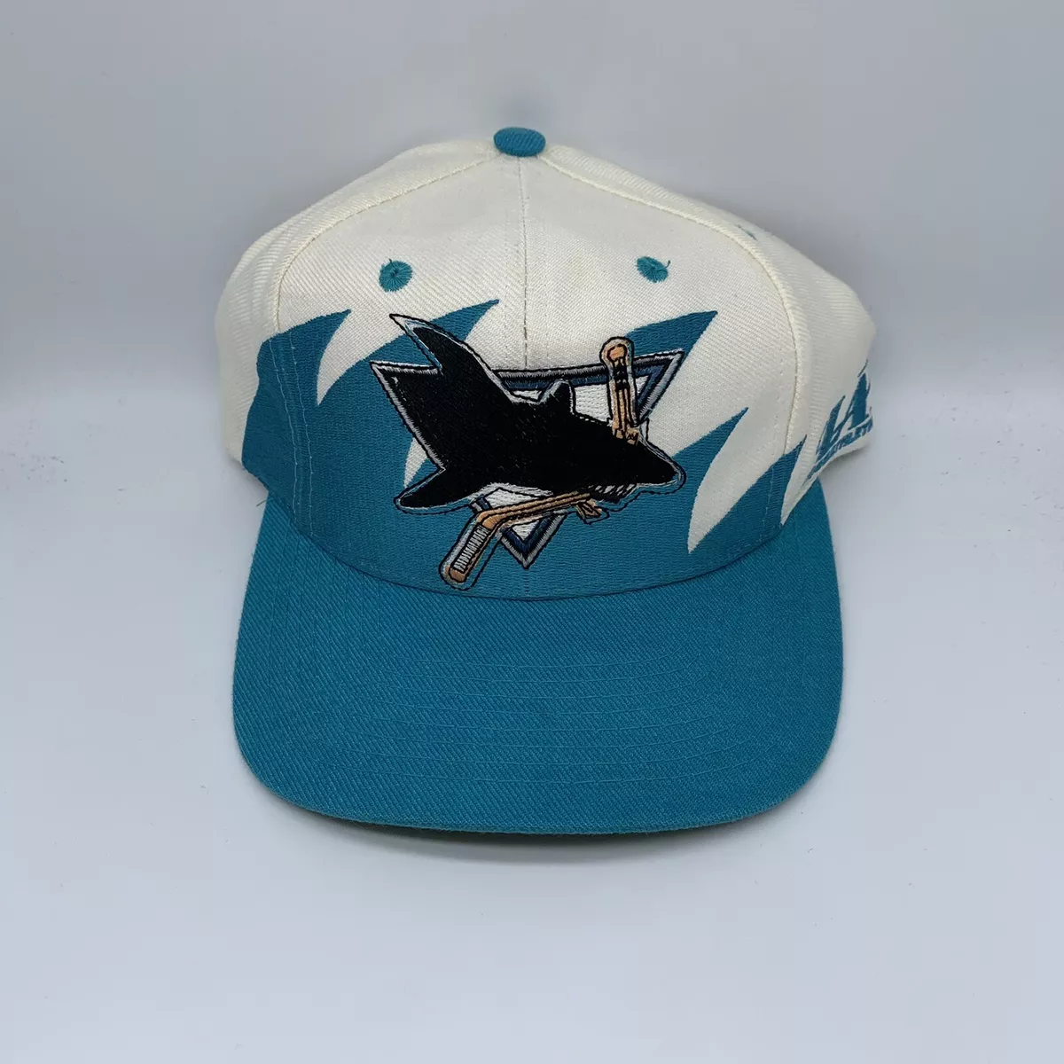 Vintage San Jose Sharks Sharkstooth Logo Athletic Hat Snapback Cap