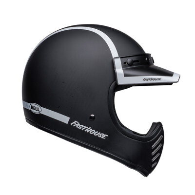 INTEGRALHELM BELL MOTO-3 FASTHOUSE OLD ROAD MOTORRAD SCHWARZ/WEISS MATT/GLÄNZEND