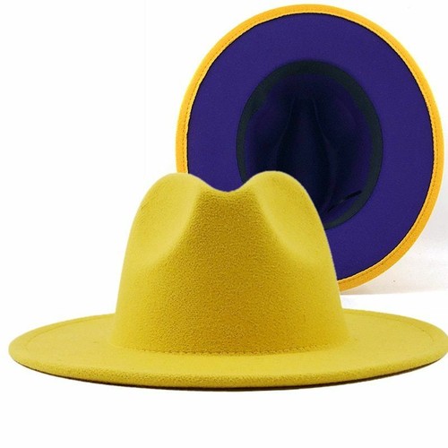 Unisex Wool Felt Jazz Fedora Hats With 