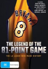 The Legend Of The 81 Point Game (DVD, 2022) Basketball Kobe Bryant vgc t441