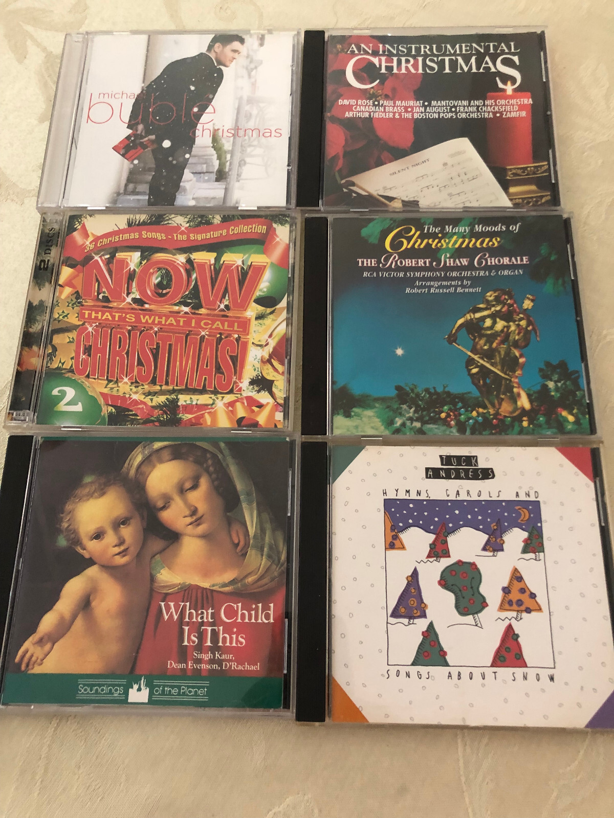 Lot of 6 Christmas CD's