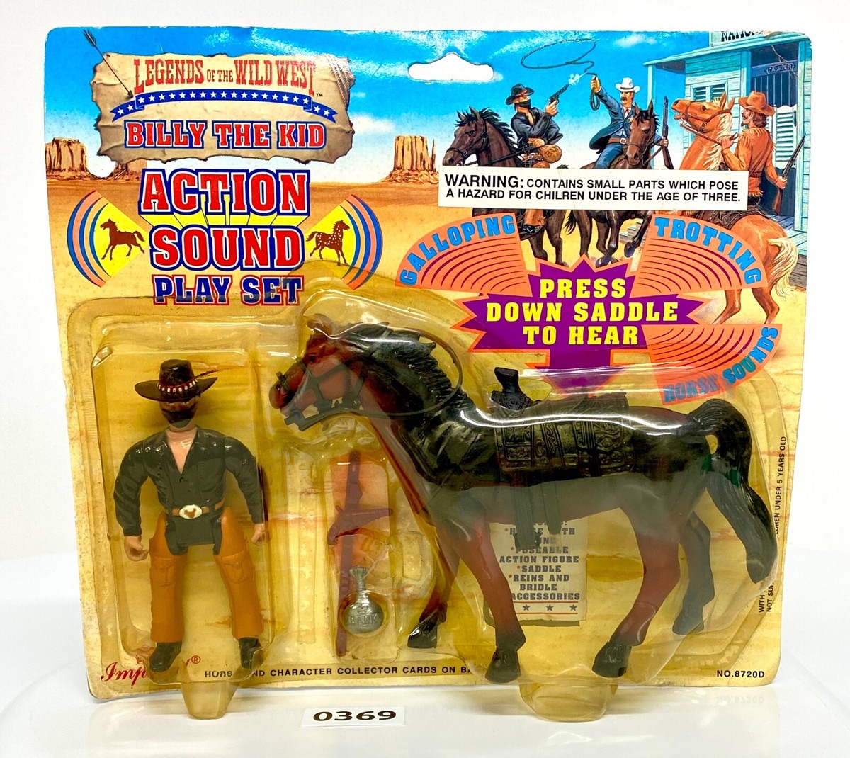 Legends Of The Wild West Billy The Kid and Horse Playset Imperial