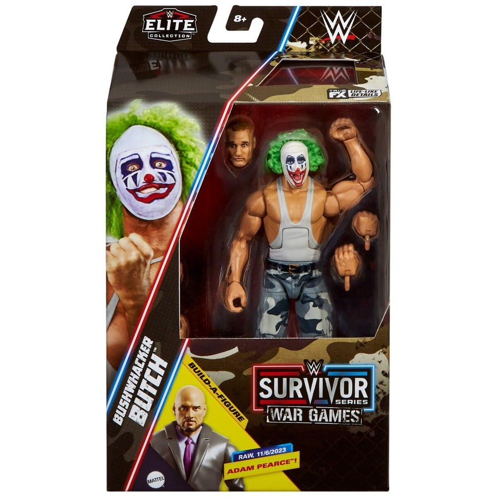 Toys WWE - Elite Collection Survivor Series - Bushwhacker Bu (UK IMPORT) Toy NEW