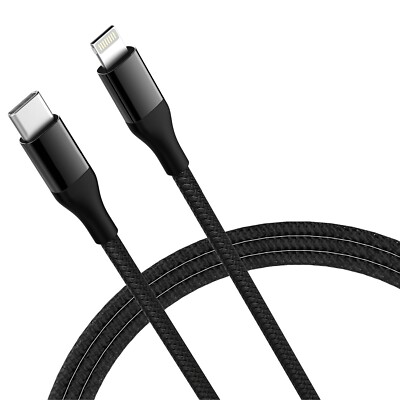 USB-C to iPhone 10ft PD USB Cable Charger Power Cord Braided for ATT  Verizon