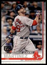 2019 Topps Series 1 150 Years League Leaders J.D. Martinez Boston Red Sox