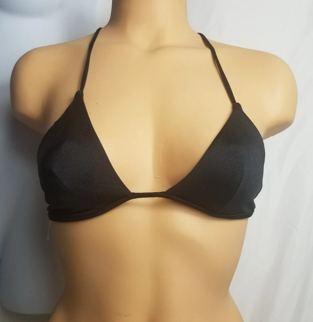 Cross back triangle bikini top 2025