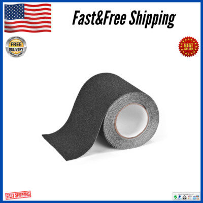 Safety Anti Slip Tape Rubberized 6'' X 30' Roll Non Skid Boat Stairs Step Grip US