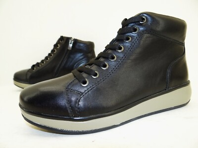 Joya Sonja High-Top Stiefelette Boots Stiefel Damen Schuhe Leder Gr.36 1/3