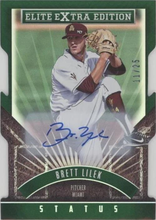 Status Emerald Die-Cut Prospects Autographs
